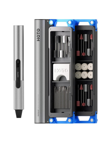 HOTO Mini Herramienta Rotativa Inalámbrica 4V con 38 Accesorios