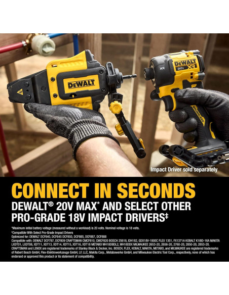 Accesorio de Pinzas PEX IMPACT CONNECT Dewalt DWAPXPIR Accesorio de Pinzas PEX IMPACT CONNECT Dewalt DWAPXPIR