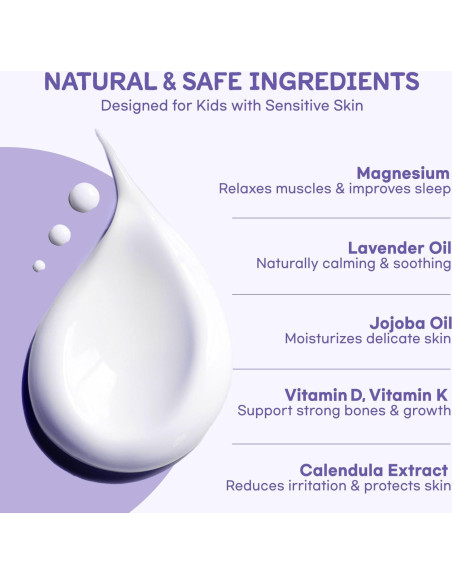 Loción de Magnesio Vigority para Niños 118 ml - Crema Calmante Loción de Magnesio Vigority para Niños 118 ml - Crema Calmante