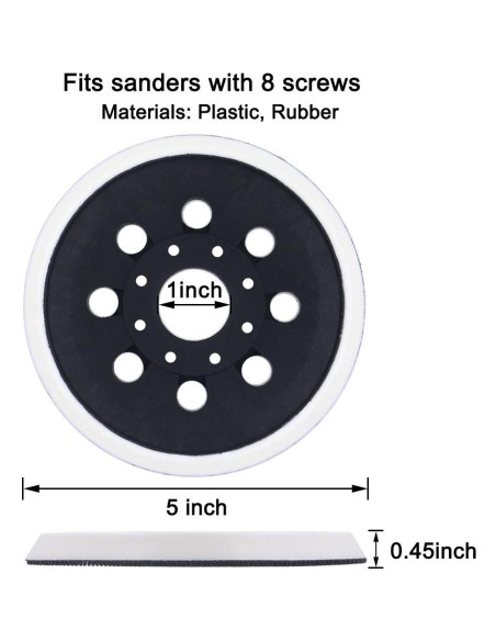 Almohadilla de Lijadora 5" NYTiger para Bosch RS035/RS034 Almohadilla de Lijadora 5" NYTiger para Bosch RS035/RS034