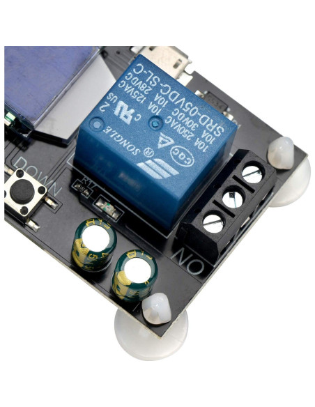 Relé de Retardo de Tiempo DROK 5V/12V/24V Ajustable LCD Relé de Retardo de Tiempo DROK 5V/12V/24V Ajustable LCD