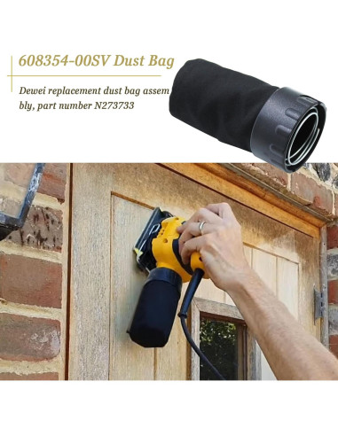 Bolsas de Polvo KAZFFD para Lijadora DeWalt D26451 - 2 Piezas