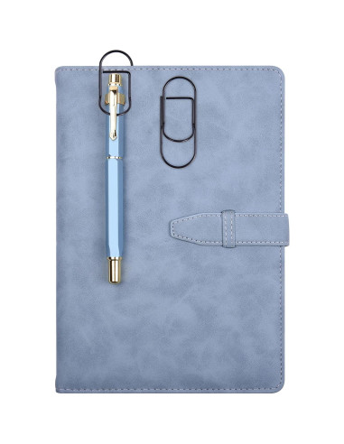 Clip de bolígrafo Wisdompro, acero inoxidable, paquete de 12
