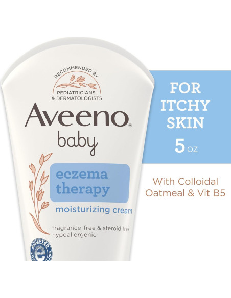 Crema Hidratante para Eccema Aveeno Baby 148 ml - Avena Coloidal Crema Hidratante para Eccema Aveeno Baby 148 ml - Avena Coloidal