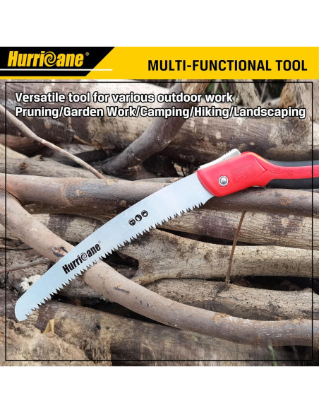 Sierra de Mano Plegable HURRICANE 10" SK5 para Jardinería Sierra de Mano Plegable HURRICANE 10" SK5 para Jardinería