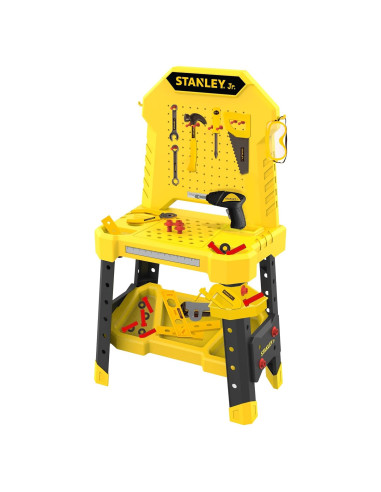 Banco de Trabajo Infantil Stanley Jr. con Taladro y 140 Piezas