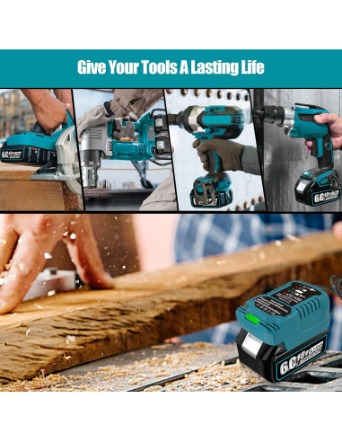 Combo Batería y Cargador 6.0Ah 18V Makita OGJUNX