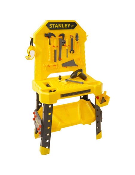 Banco de Trabajo Infantil Stanley Jr. con Taladro y 140 Piezas Banco de Trabajo Infantil Stanley Jr. con Taladro y 140 Piezas