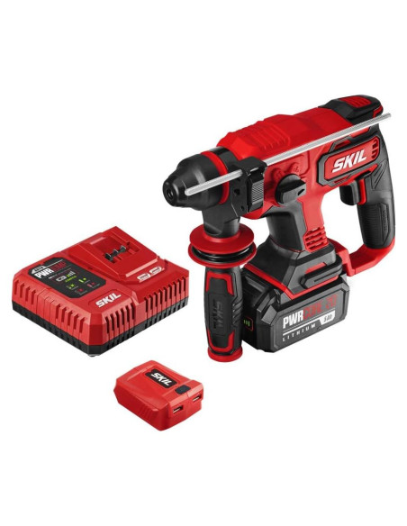 Martillo Rotatorio Skil PWRCore 20V 7/8" Kit con Batería 5Ah Martillo Rotatorio Skil PWRCore 20V 7/8" Kit con Batería 5Ah