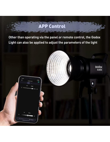 Luz LED de Video Godox SL60IID 60W, 8 Efectos FX, 5600K