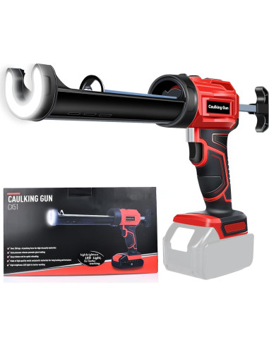 Pistola de Silicona Eléctrica CdbestBm 18V Inalámbrica LED 10oz