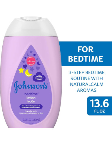Loción Hidratante para Bebés Johnson's 402 ml NaturalCalm