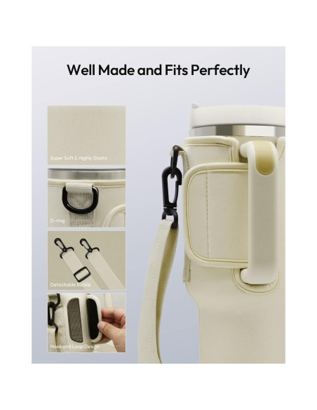 Bolsa Portabotellas de Agua BILTRTE para Taza Stanley 40oz Bolsa Portabotellas de Agua BILTRTE para Taza Stanley 40oz