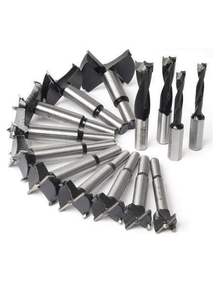 Juego de 14 Brocas Forstner Kowood C2 Carburo para Madera Juego de 14 Brocas Forstner Kowood C2 Carburo para Madera