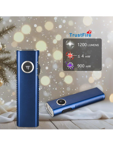 Linterna EDC Recargable TrustFire Mini X3-SE 1200 Lúmenes IPX6