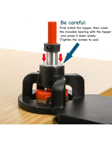 Plantilla de bisagra oculta Acshio 35 mm ajustable para madera