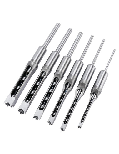 Juego de 6 Brocas Cuadradas HSS CHENTAITRADING 6.4-16mm
