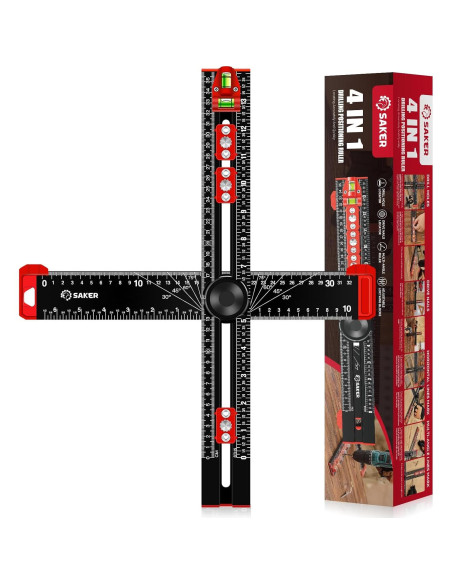 Herramienta Scribing Multifuncional Saker 4-en-1 para Perforación