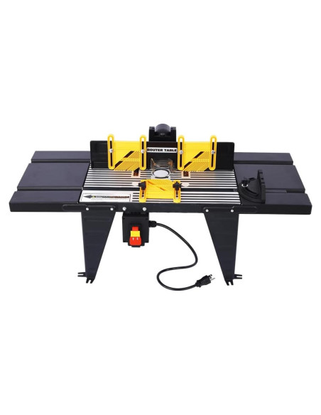 Mesa de Router de Banco Eléctrica Yone JX JE Grande Negra Mesa de Router de Banco Eléctrica Yone JX JE Grande Negra