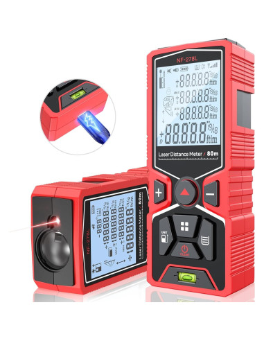 Medidor de Distancia Láser NOYAFA NF-278L 80m Recargable