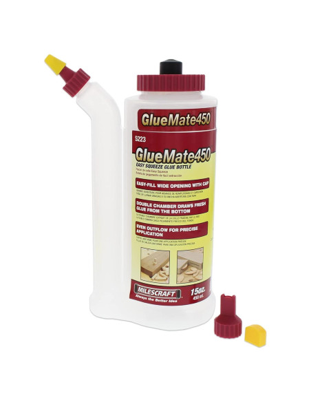 Botella de Pegamento Milescraft Glue Mate 450ml - Antigoteo Botella de Pegamento Milescraft Glue Mate 450ml - Antigoteo