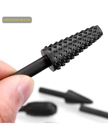 Juego de Brocas Rotativas 5PCS GRYPHON HOUSE 1/4" para Carpintería
