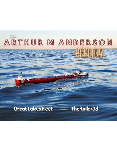 Modelo de barco 3D TheRoller3D Arthur Anderson 30.48 cm
