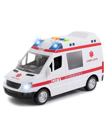 Ambulancia Juguete con Luz y Sonido - Juguete Para Disfrutar Ambulancia Juguete con Luz y Sonido - Juguete Para Disfrutar