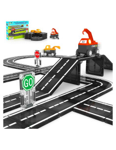 Juego de Vehículos de Ingeniería de Caminos ORZbb - 23 Piezas