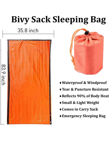 Kit de Supervivencia Completo 45L Prepsential - Mochila Táctica