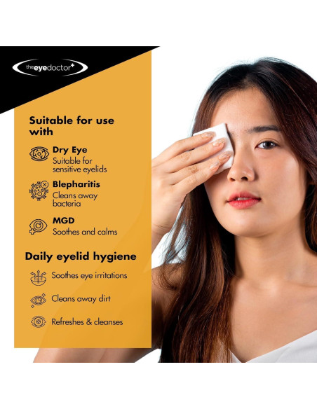 Toallitas para Párpados The Eye Doctor - 20 Unidades Biodegradables Toallitas para Párpados The Eye Doctor - 20 Unidades Biodegradables