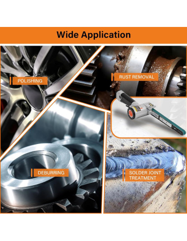 Lijadora de Banda de Aire Tezoro 1/2" x 18" 16000 RPM