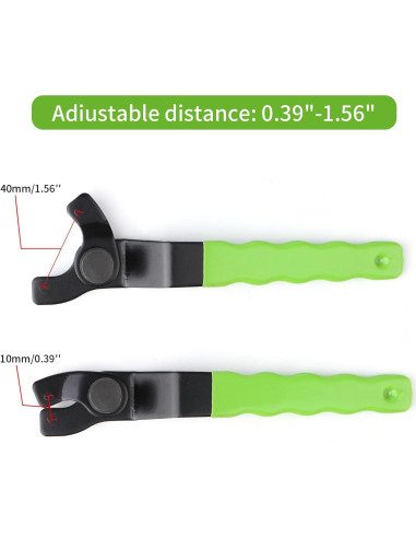 Llave de Pin Ajustable KINMINGZHU para Amoladora Angular 18.42 cm