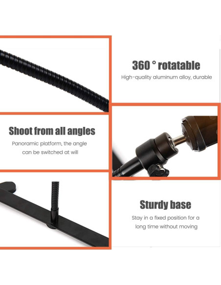 Trípode Ajustable HAIFT E8608 para Teléfono Móvil - Soporte Estable Trípode Ajustable HAIFT E8608 para Teléfono Móvil - Soporte Estable