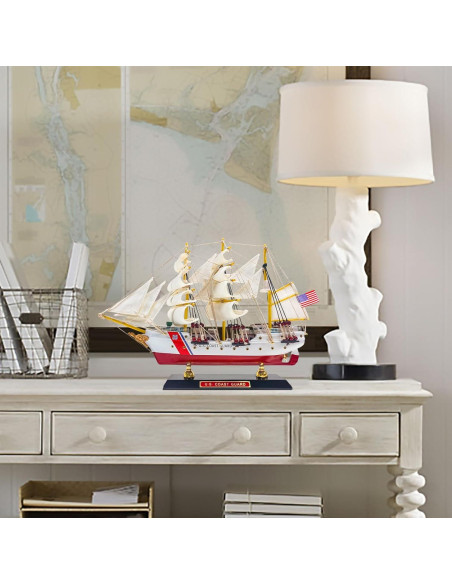 Modelo de Barco de Madera SAILINGSTORY USCG Eagle Pequeño Modelo de Barco de Madera SAILINGSTORY USCG Eagle Pequeño