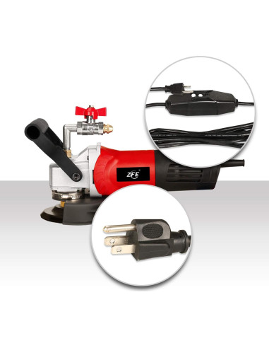 Pulidora Húmeda ZFE 800W 4" Velocidad Variable para Granito