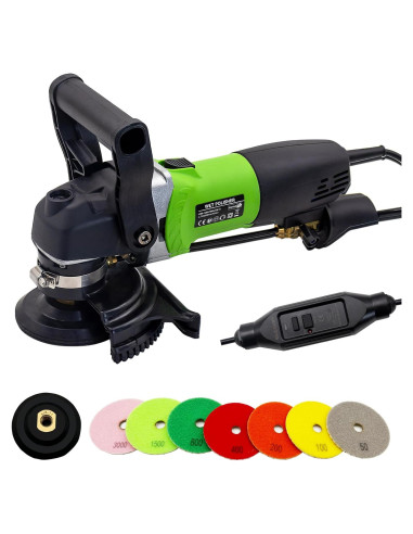 Pulidora de Piedra Húmeda Eléctrica SDRTOP 800W 4" Velocidad Variable