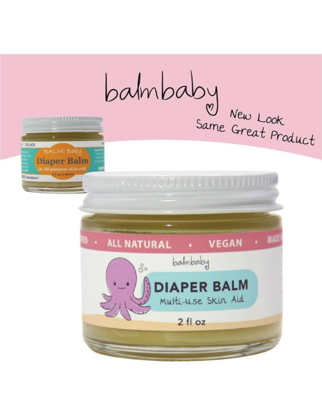 Bálsamo para Pañales Balm Baby 2oz - Natural y Vegano Bálsamo para Pañales Balm Baby 2oz - Natural y Vegano
