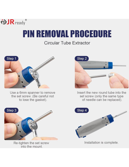 Kit de Extracción de Pines JRready 13PCS para Conectores Eléctricos Kit de Extracción de Pines JRready 13PCS para Conectores Eléctricos