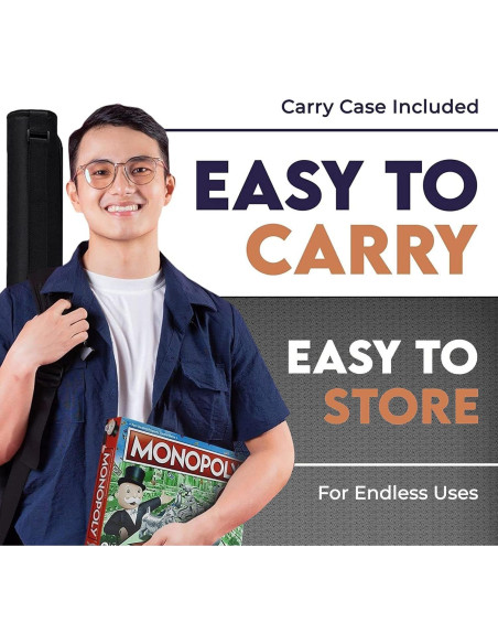 Tapete de Juego de Mesa Neopreno Feltectors 106.68x167.64cm Negro Tapete de Juego de Mesa Neopreno Feltectors 106.68x167.64cm Negro