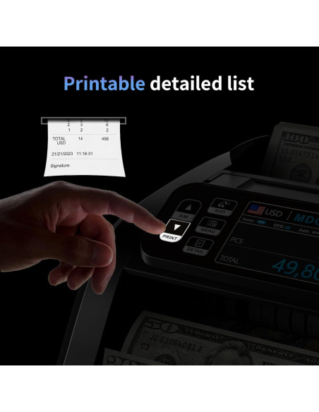 Máquina Contadora de Dinero Aneken N60 con Detección UV/IR Máquina Contadora de Dinero Aneken N60 con Detección UV/IR