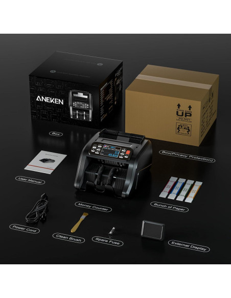 Máquina Contadora de Dinero Aneken N60 con Detección UV/IR Máquina Contadora de Dinero Aneken N60 con Detección UV/IR