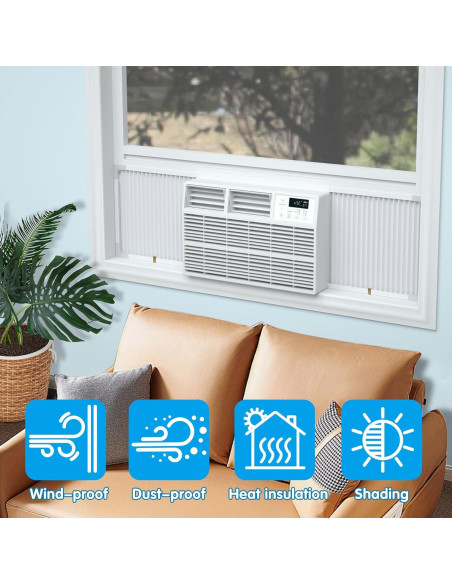 Paneles Laterales Ajustables Air Jade para A/A Ventana 5000-14000 BTU Paneles Laterales Ajustables Air Jade para A/A Ventana 5000-14000 BTU