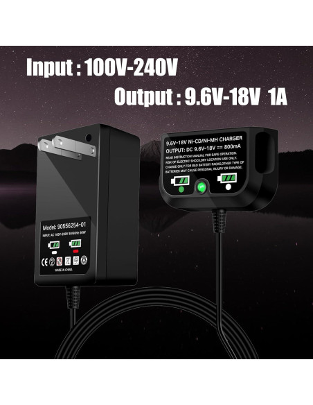 2 Baterías 4500mAh HPB18 y Cargador Black and Decker 18V 2 Baterías 4500mAh HPB18 y Cargador Black and Decker 18V