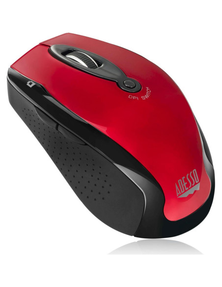 Ratón Óptico Inalámbrico Adesso iMouse M20R Ergonómico Rojo Ratón Óptico Inalámbrico Adesso iMouse M20R Ergonómico Rojo