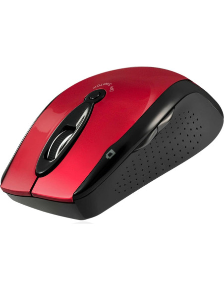 Ratón Óptico Inalámbrico Adesso iMouse M20R Ergonómico Rojo Ratón Óptico Inalámbrico Adesso iMouse M20R Ergonómico Rojo