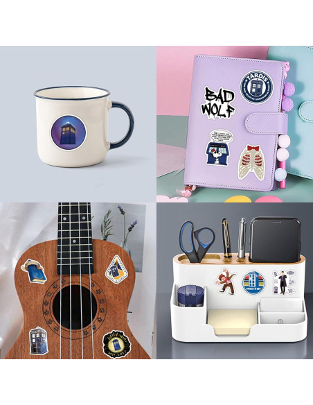 Pegatinas Doctor Who 110pcs Vinilo Impermeable LTZSTONE Pegatinas Doctor Who 110pcs Vinilo Impermeable LTZSTONE