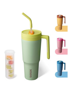 Vaso Aislado BJPKPK 1200ml Acero Inoxidable Verde Menta