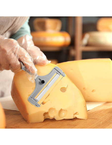 Cortador de Queso Ajustable Boao de Acero Inoxidable 14.5 cm Cortador de Queso Ajustable Boao de Acero Inoxidable 14.5 cm