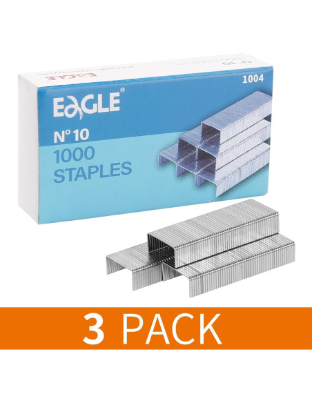 Grapas Mini Premium Eagle No.10 - 3000 pcs en Total Grapas Mini Premium Eagle No.10 - 3000 pcs en Total